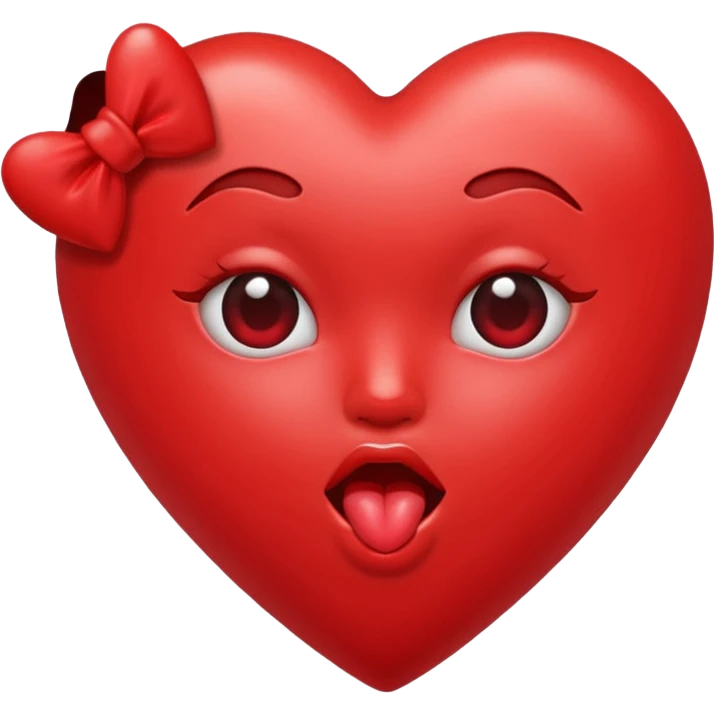 Heart blowing kisses emoji