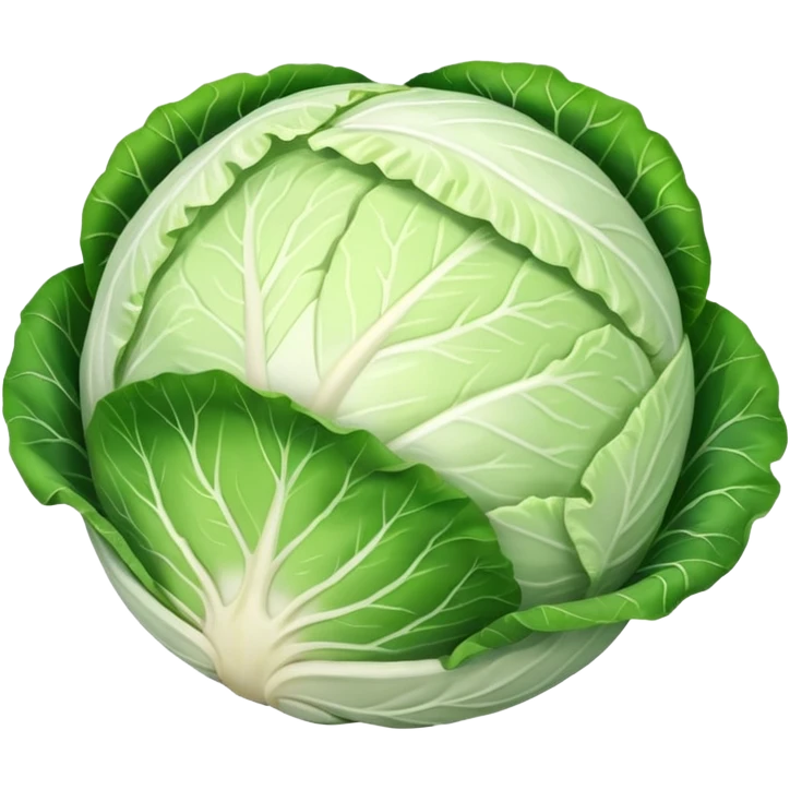 white cabbage   emoji