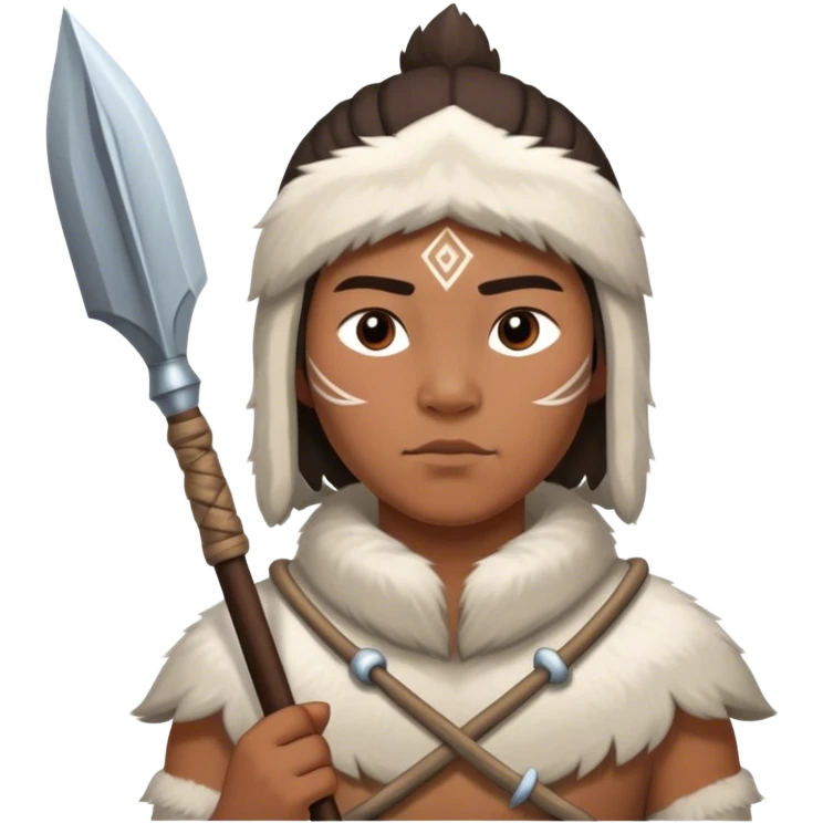Inuit with Spear emoji