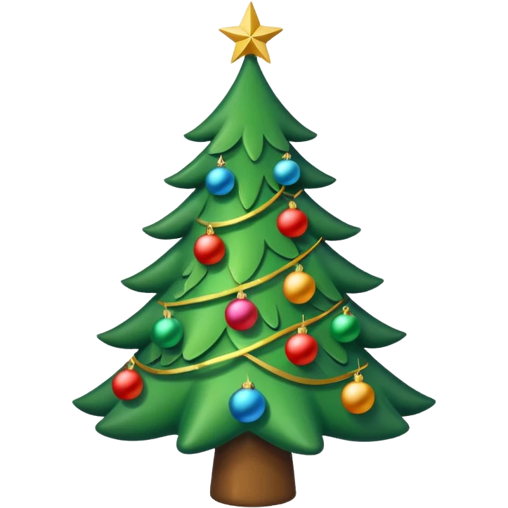 green Christmas tree emoji