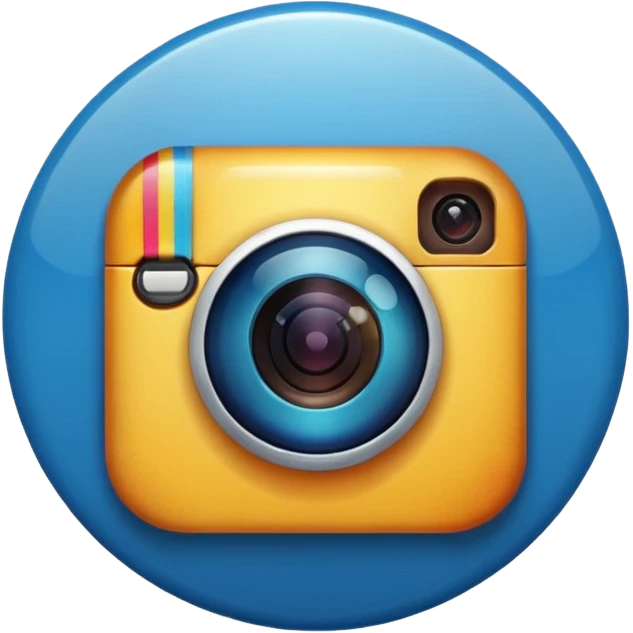 A high-resolution 2D icon of an Instagram-style verified badge.  emoji