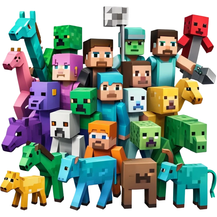 Minecraft mob emoji