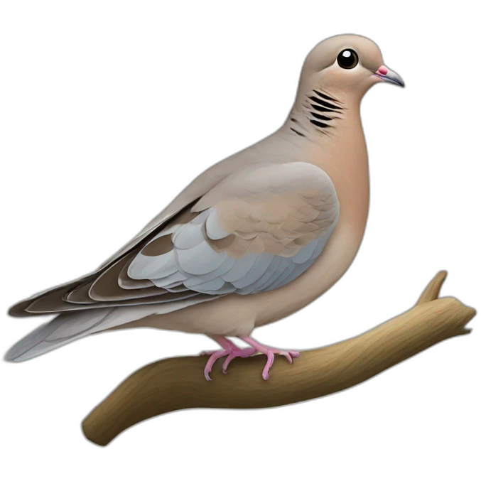 a mourning dove emoji