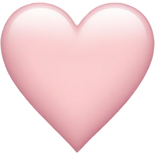 light pink heart emoji