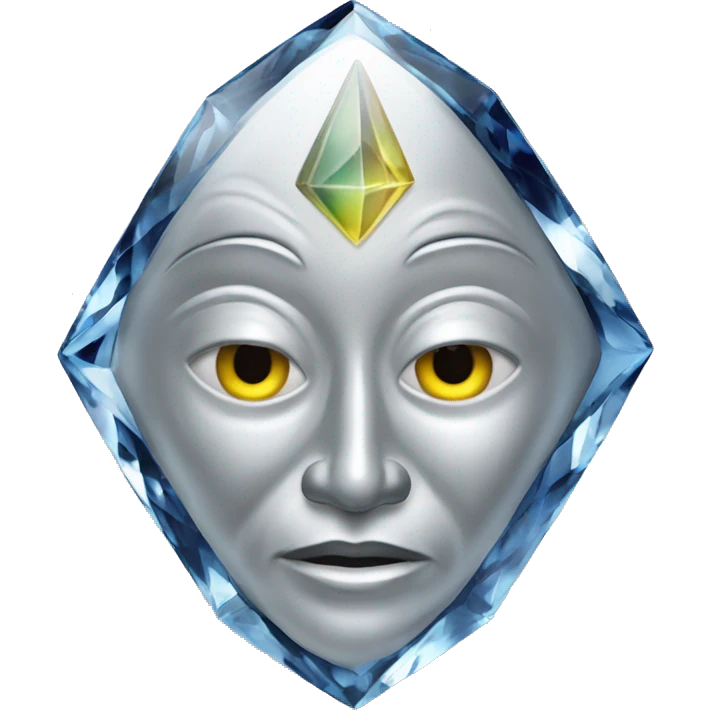 Spirit Guide Crystal talisman with silver emoji