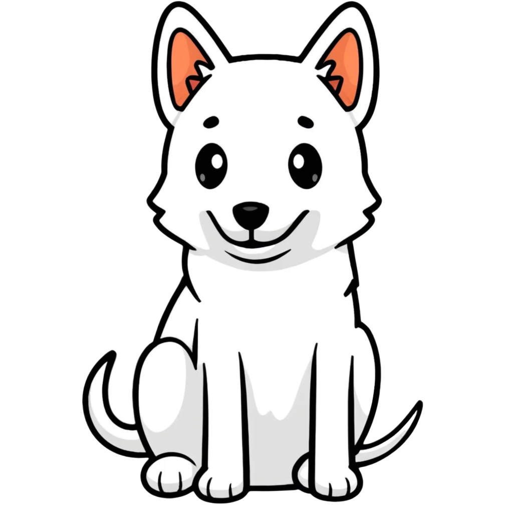 playful dog emoji