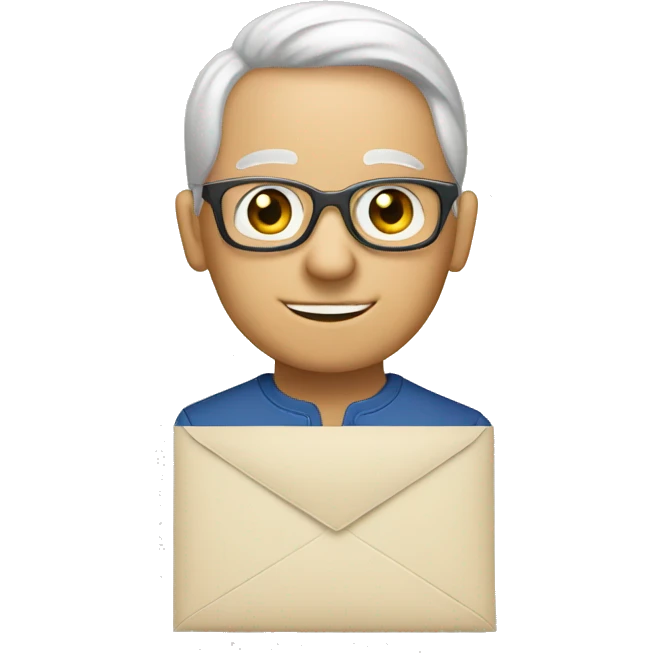 genealogist with envelope emoji