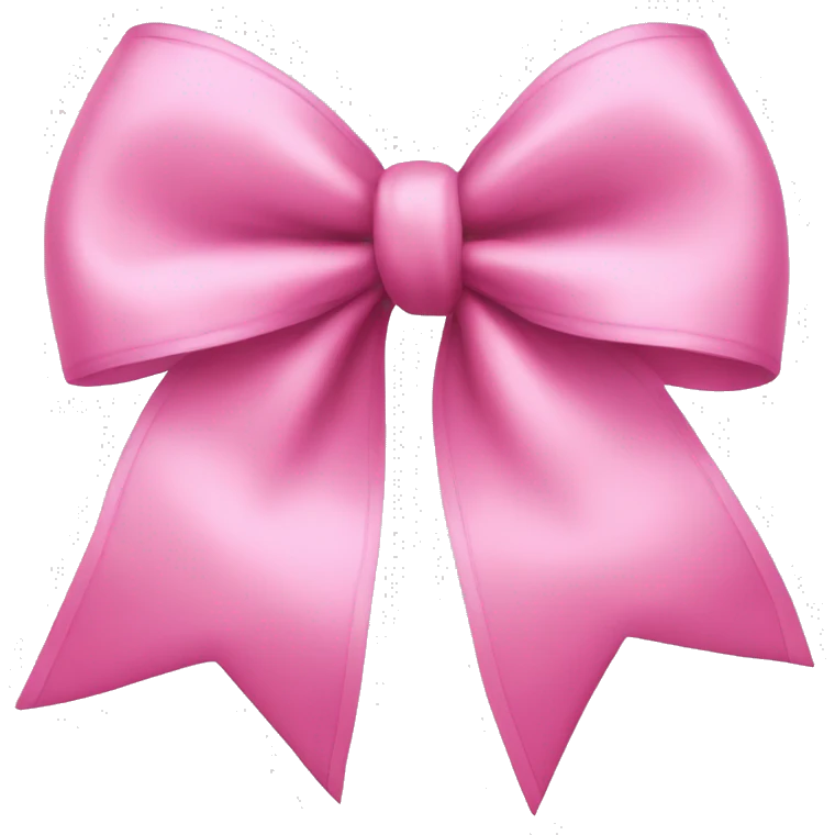 pink bow emoji