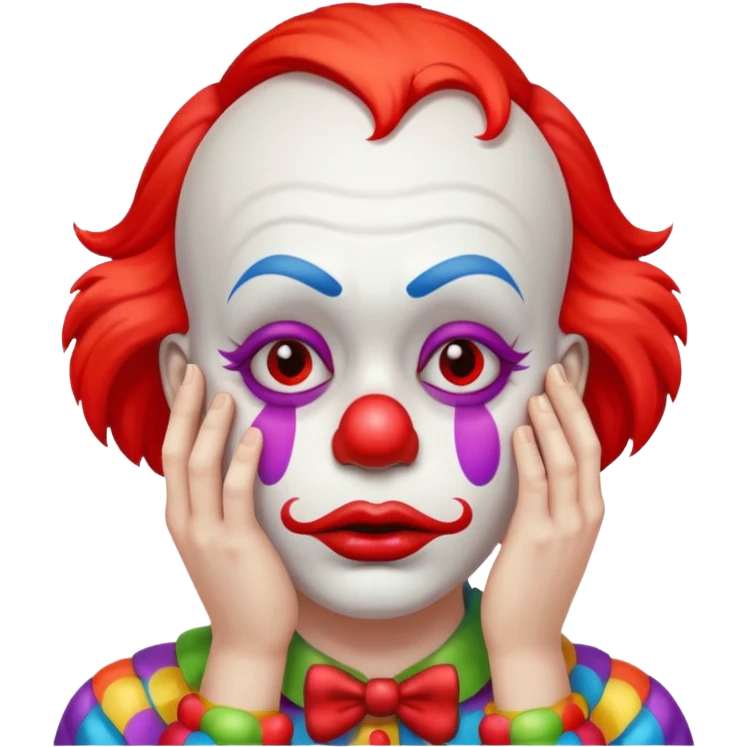 clown facepalm emoji emoji