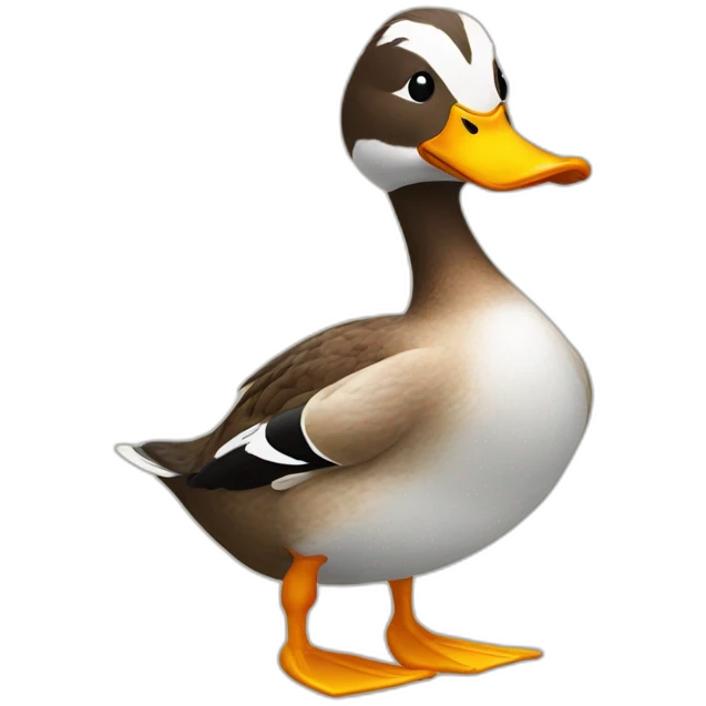 The famous Tiktoker Duck emoji
