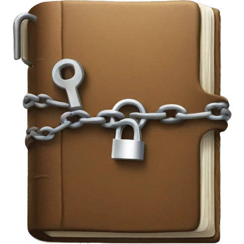 locked diary emoji