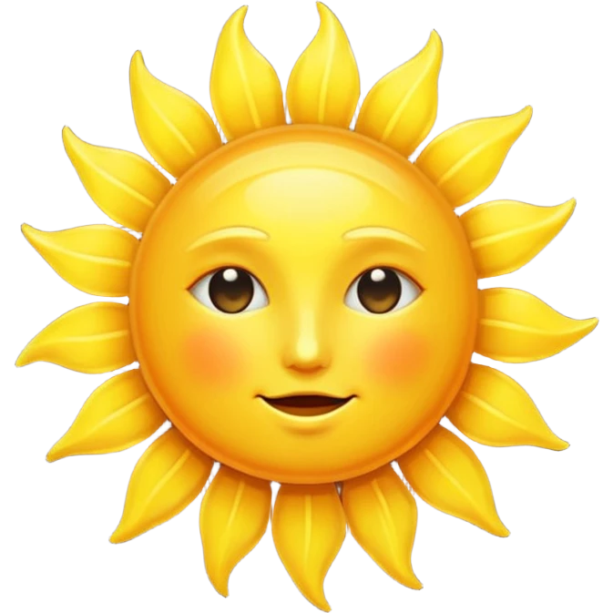 faceless SUN emoji