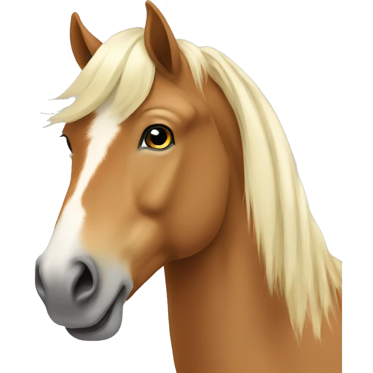 Haflinger Horse emoji