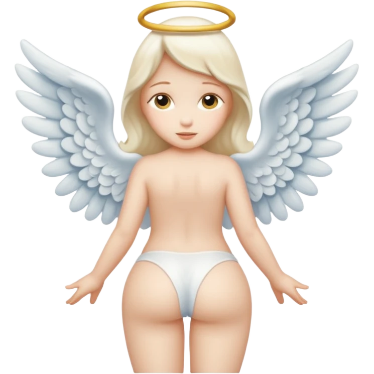 Angel butt emoji