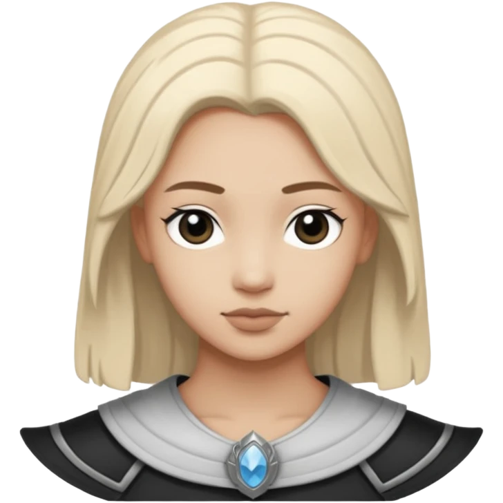 Aasimar dnd(humanoides de linaje celestial, a menudo descendientes de humanos y seres celestiales, que poseen rasgos físicos sutiles o notables de su herencia angelical, como cabello plateado o dorado, ojos sin pupilas, piel brillante, o incluso alas vestigiales) estilo blanco y negro dibujo emoji