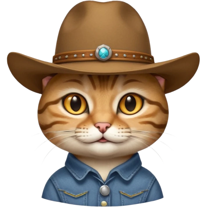 cowboy cat emoji