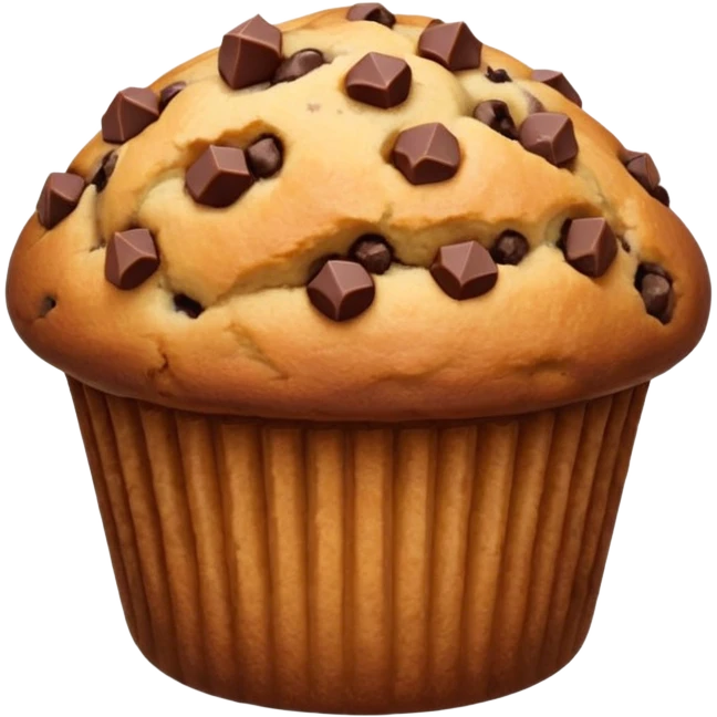 chocolate chip muffin emoji