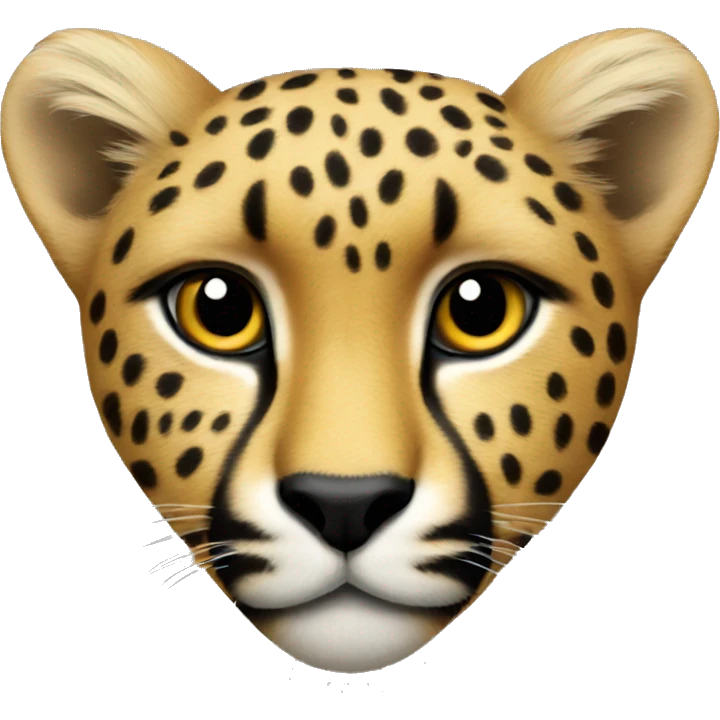 Cheetah heart emoji