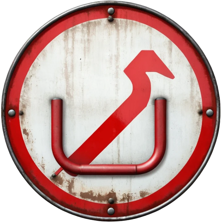 no u turn board emoji