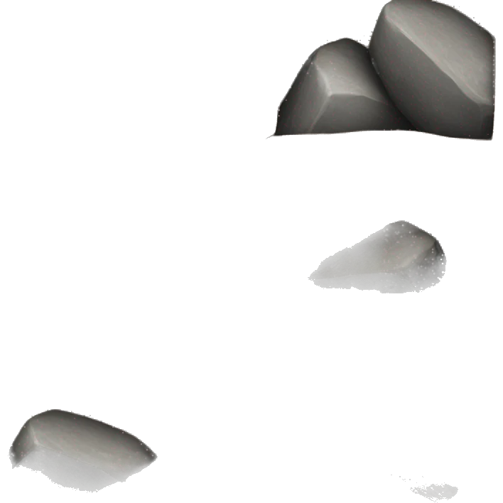 cardboard box full of rocks emoji