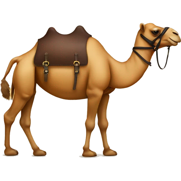 Camel with leather  emoji