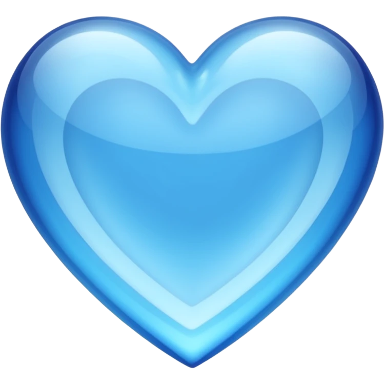Crystal blue heart
 emoji