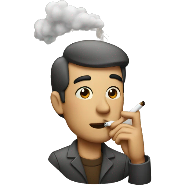 Man smoking  emoji