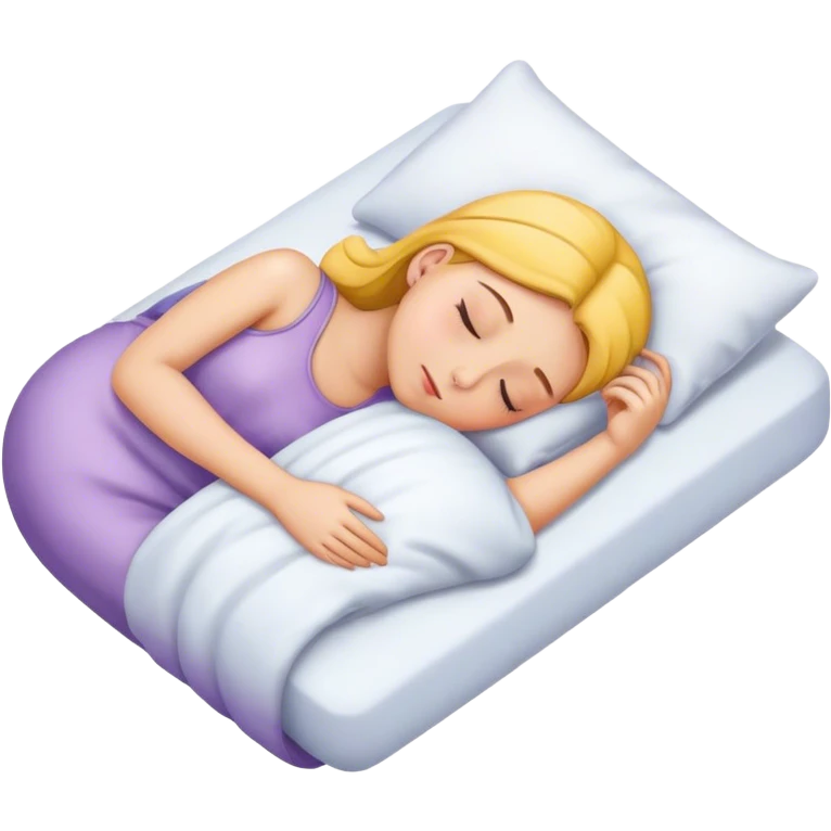 sleeping girl emoji