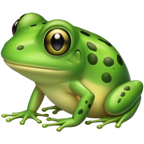 Cute tiny frog  emoji