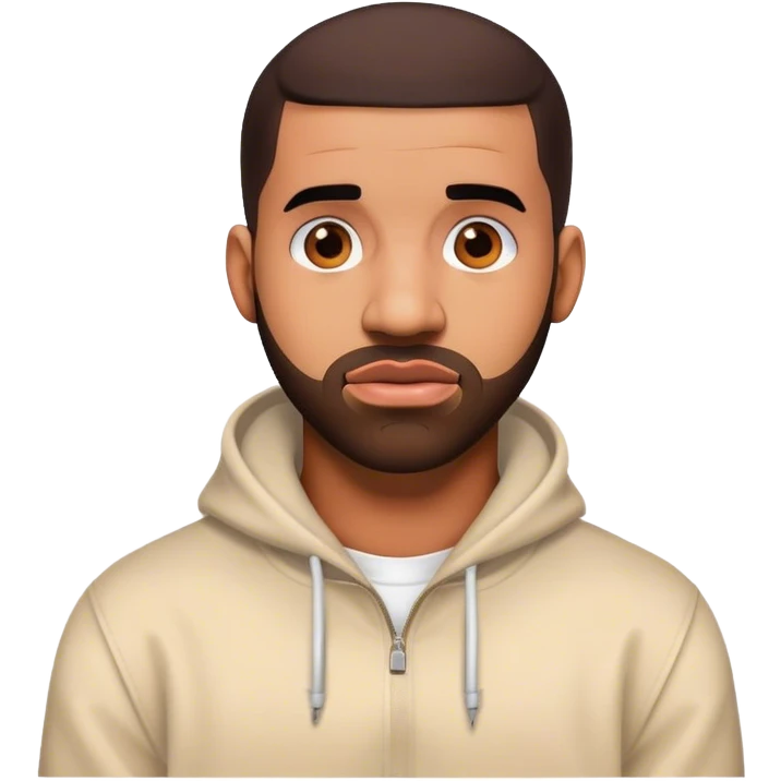 Drake looking stupid emoji