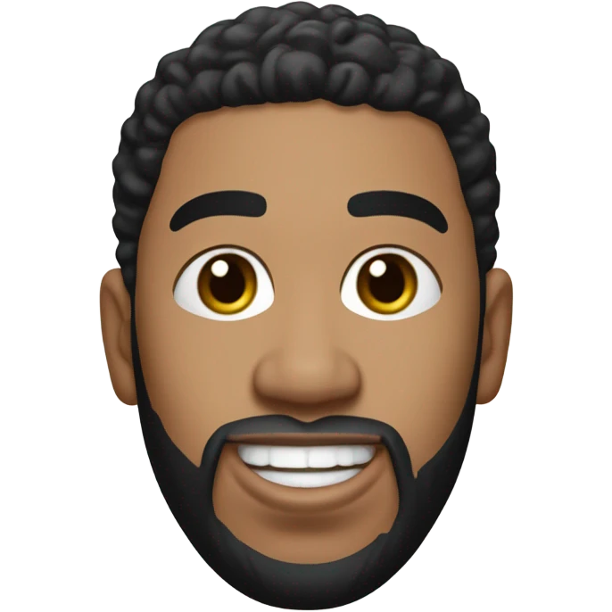An emoji that looks like Anthony Davis in a mavericks jersey with the number 3 emoji