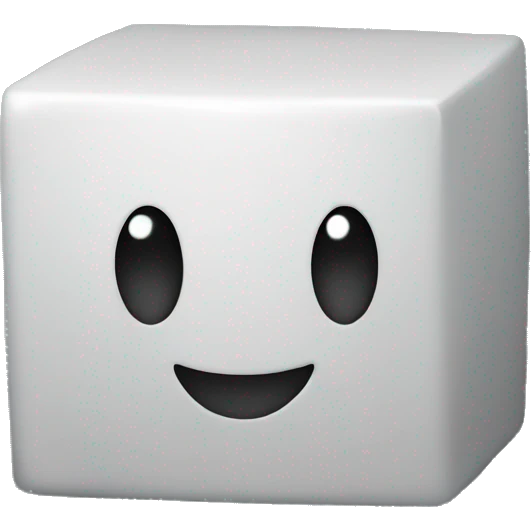 Cube emoji