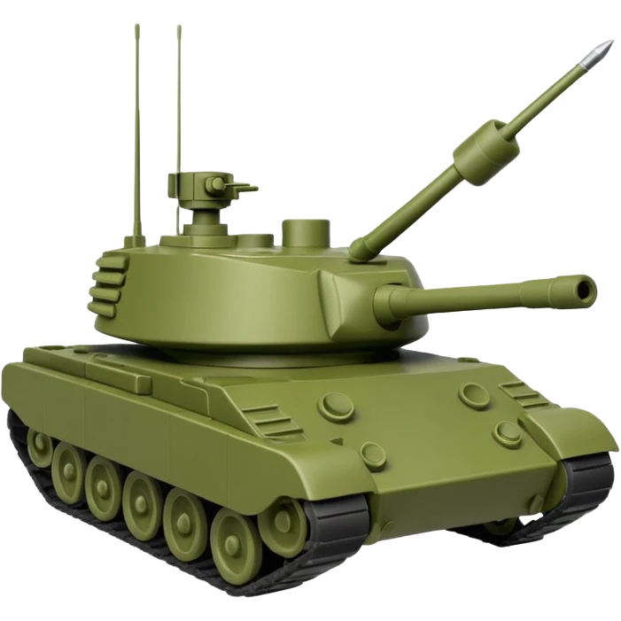 green toy soldier tank emoji