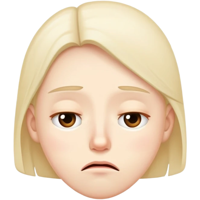 Tired face emoji