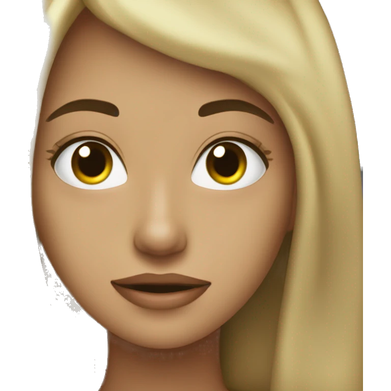 Hazme una chica lisa piel negra durmiendo emoji