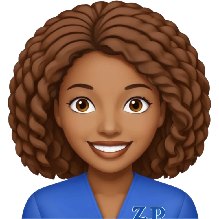 Zeta Phi Beta Sorority black women emoji emoji