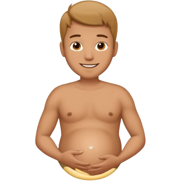 male pregnant emoji