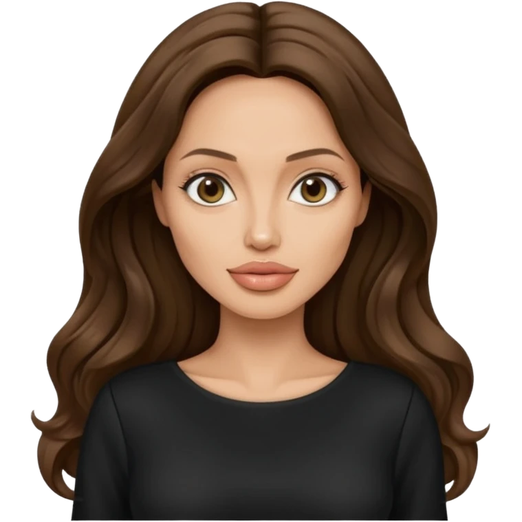 Angelina Jolie up to the waist emoji