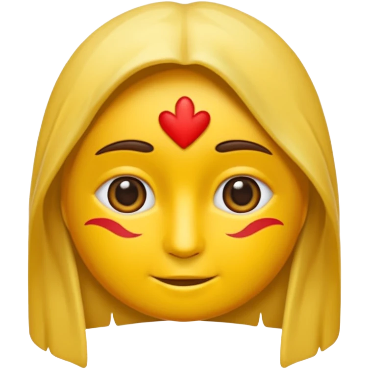 Миниатюрное сердце, белого цвета, у которого поверх красные рога, и снизу дьявольский хвост emoji