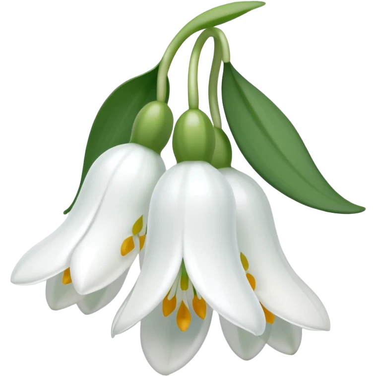 Snowdrop emoji