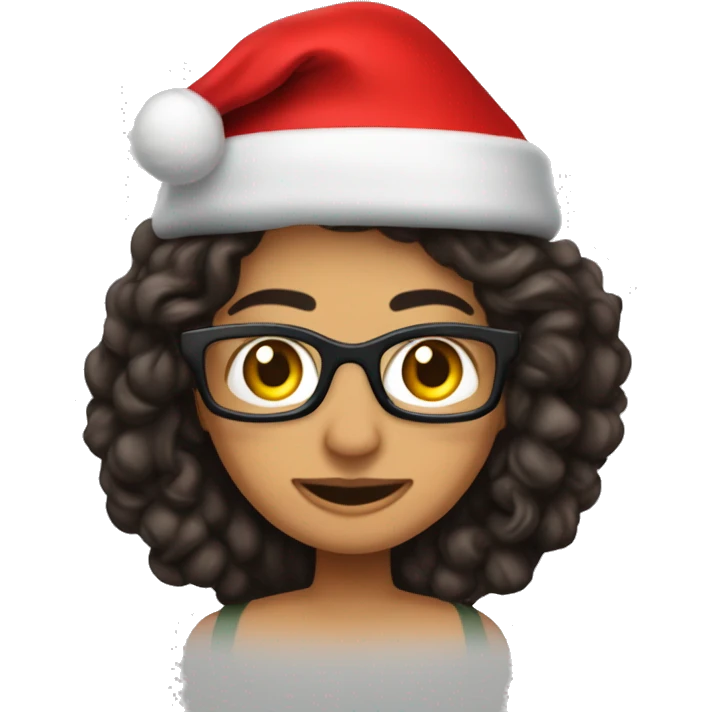 governor of Puerto Rico Jenifer Gonzalez with Santa’s hat emoji