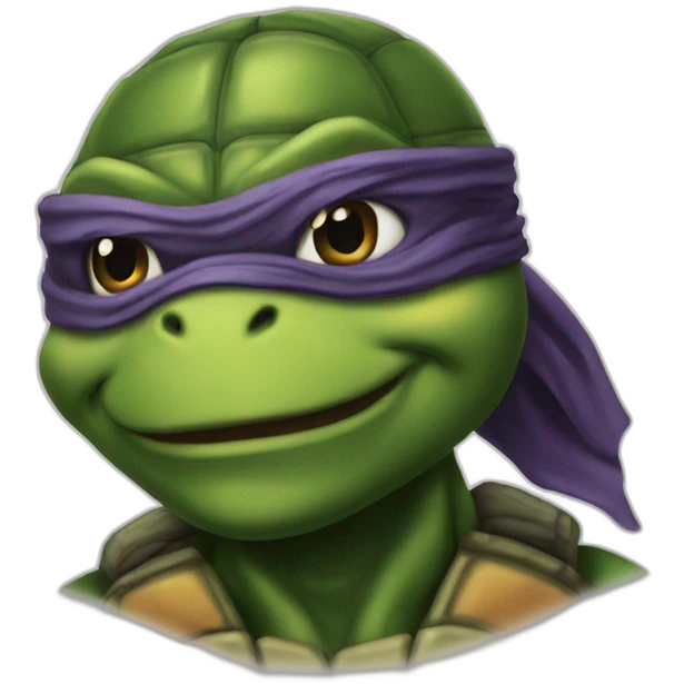 ninja turtle hyper realistic emoji