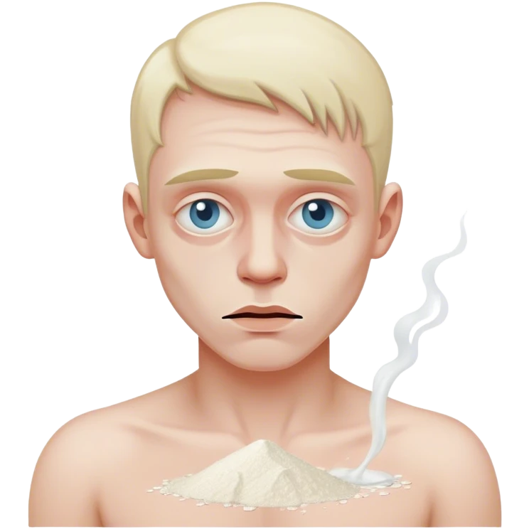 Cocaine addict emoji