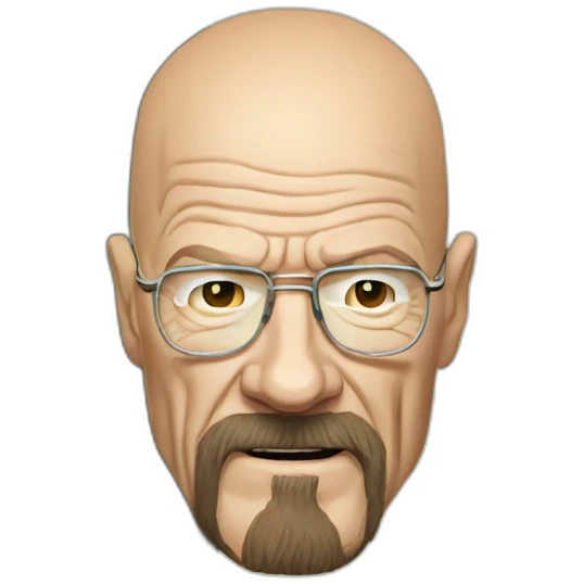 Walter white biting a tree trunk emoji