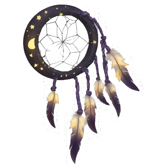 crescent-stars-dreamcatcher emoji
