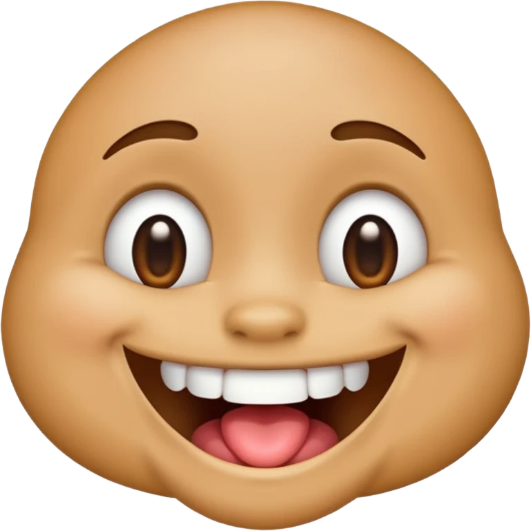drooling emoji with special needs, friendly and positive expression emoji