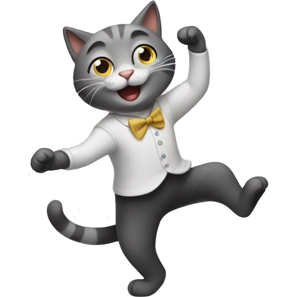 Dancing cat emoji