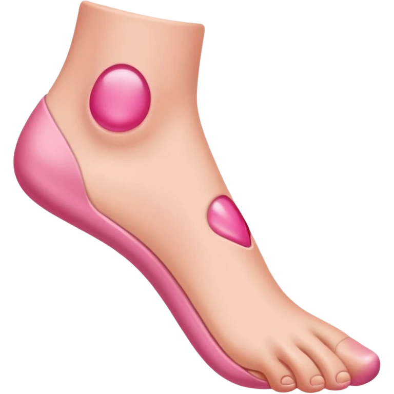 ankle pink skin emoji