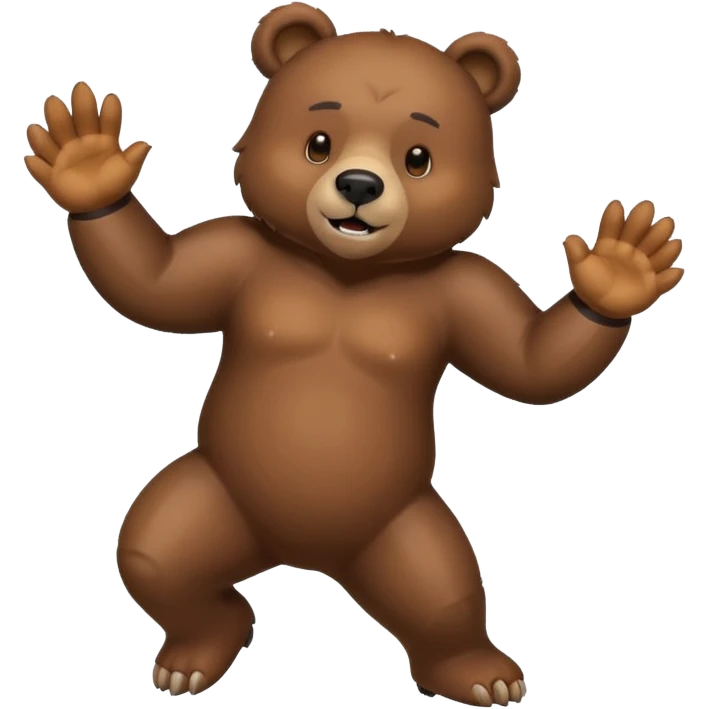 Bear play fotball emoji