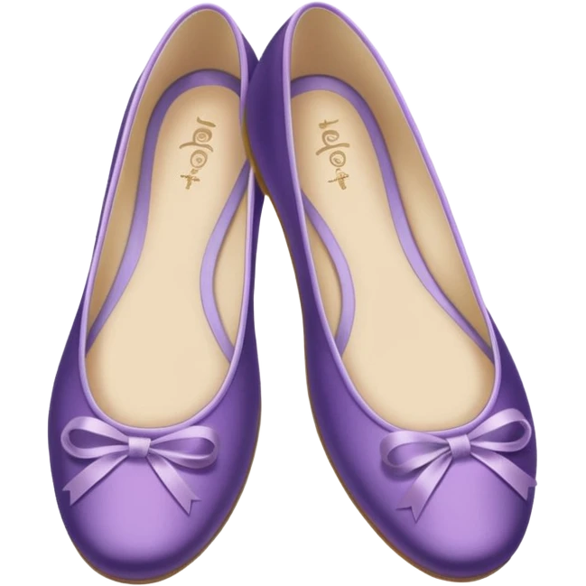 purple ballerina flats emoji